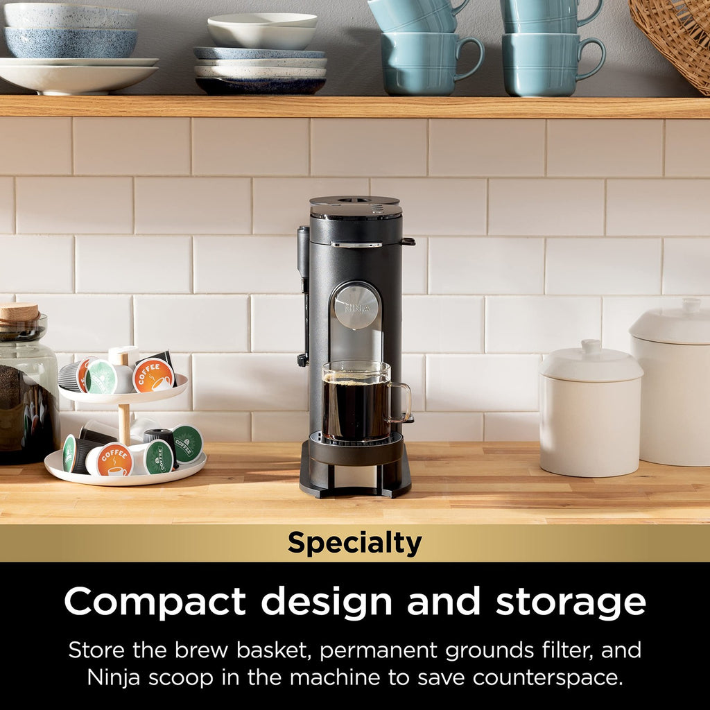 BrewMaster™ – Ninja Single Serve Coffee Maker with Frother