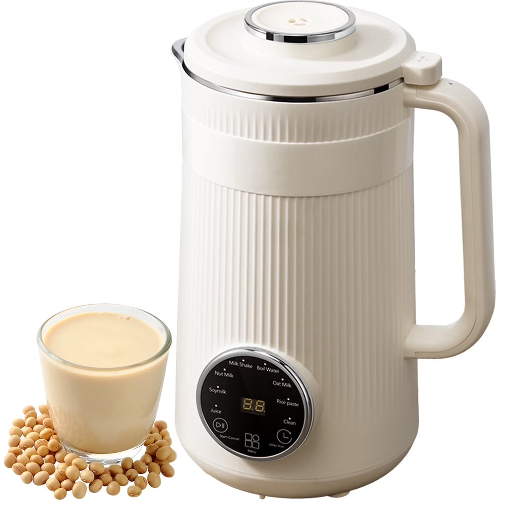 TWOMEOW Nut Milk Maker – 8-in-1 Stainless Steel Plant-Based Beverage Machine