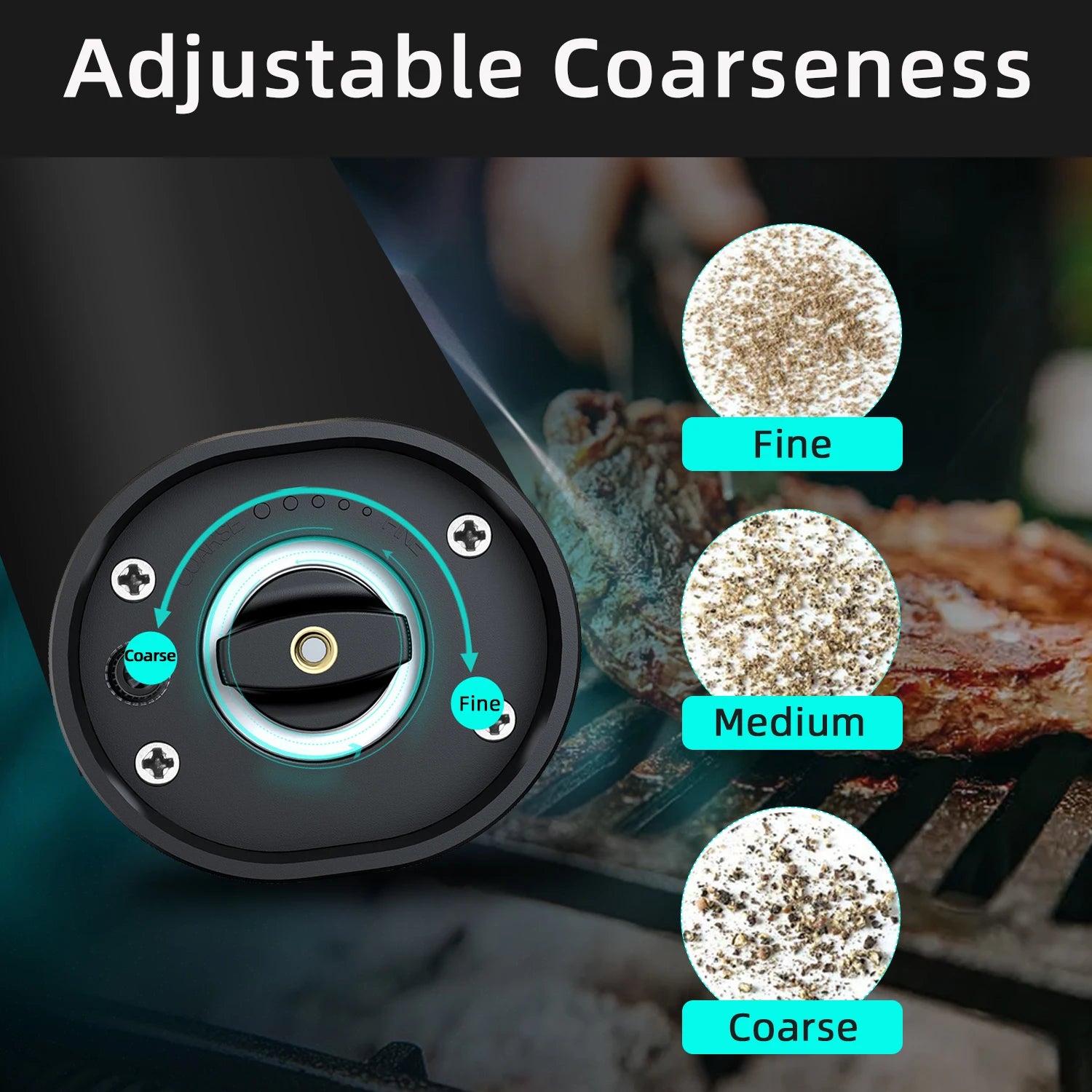 Alvera AutoGrind Pro – Electric Salt & Pepper Mill