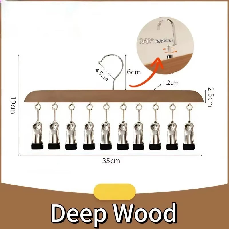 HangMate™ – Wooden Cap & Closet Organizer