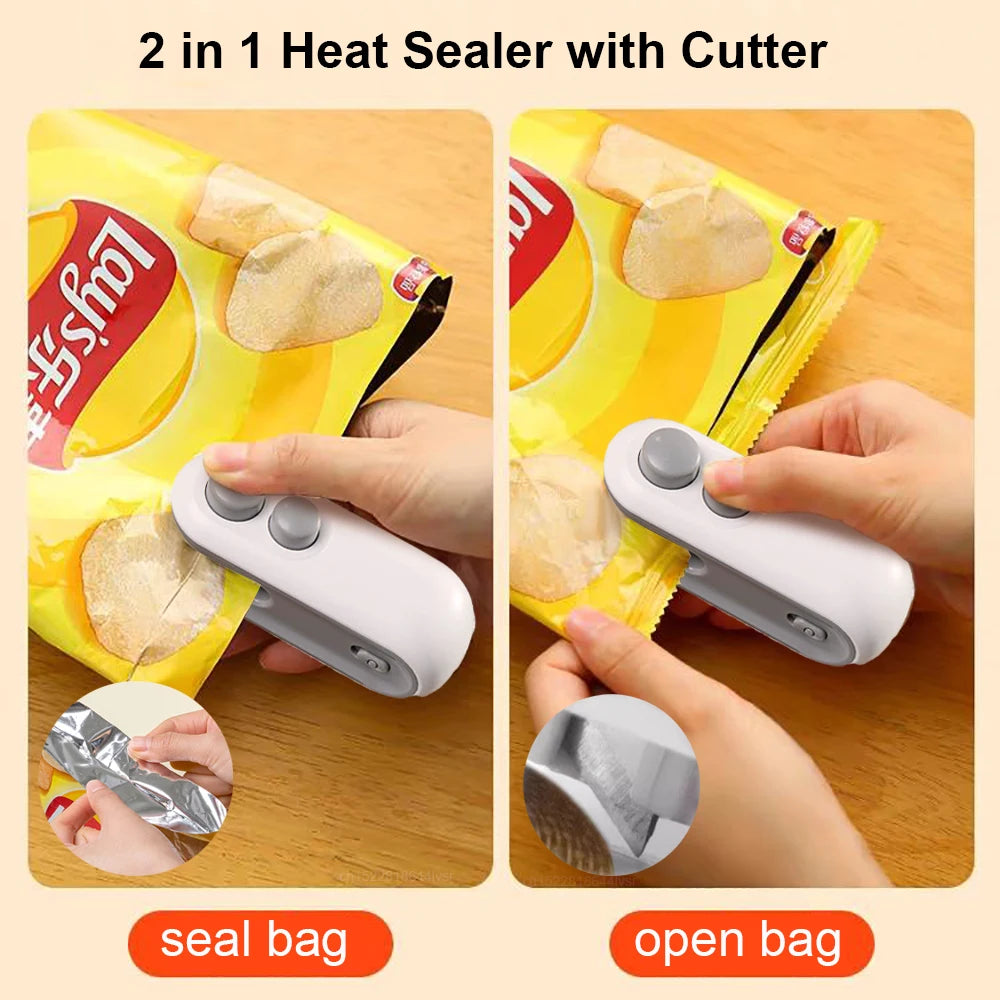 SealMate™ – Rechargeable Mini Heat Bag Sealer