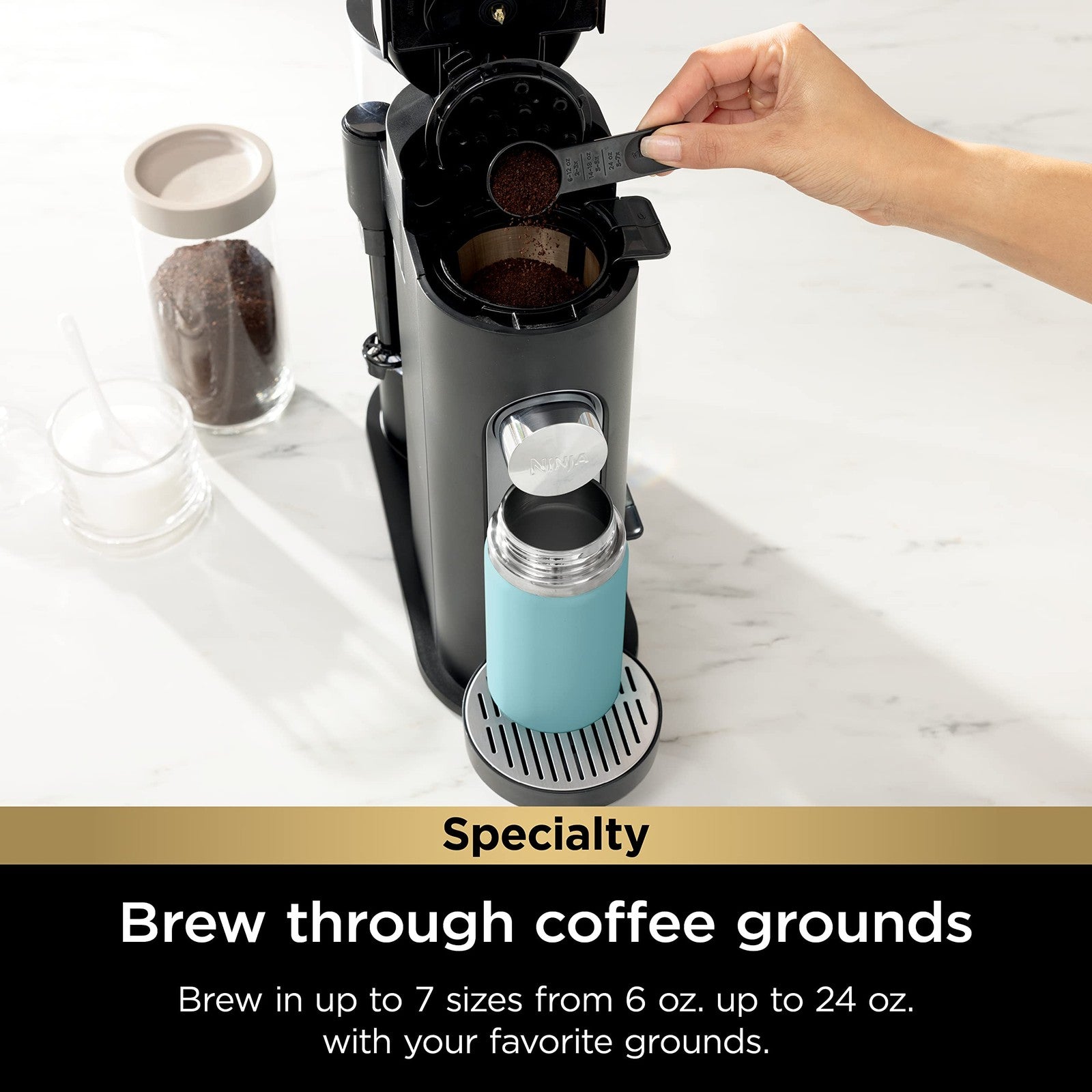 BrewMaster™ – Ninja Single Serve Coffee Maker with Frother